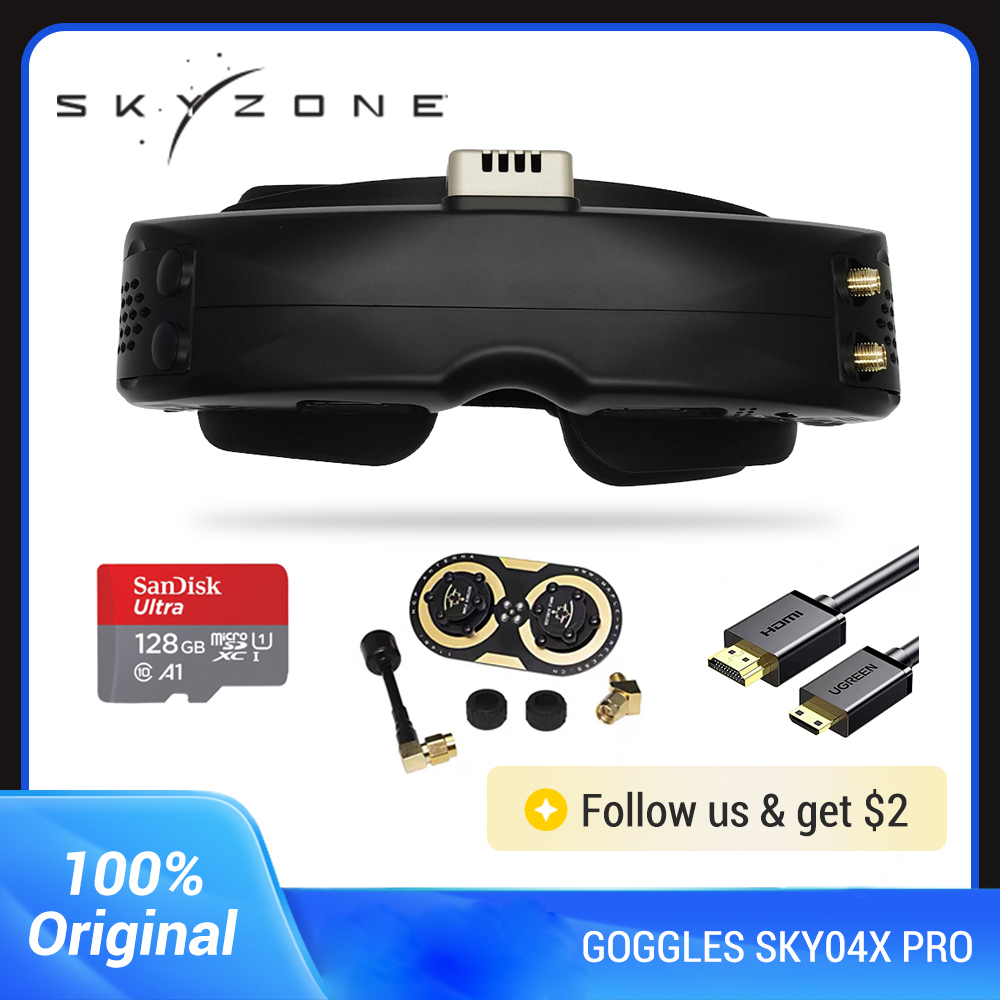 Skyzone Sky04X Pro Oled Fpv Goggles - Skyzone SKY04X PRO 5,8GHz FPV-Brille /