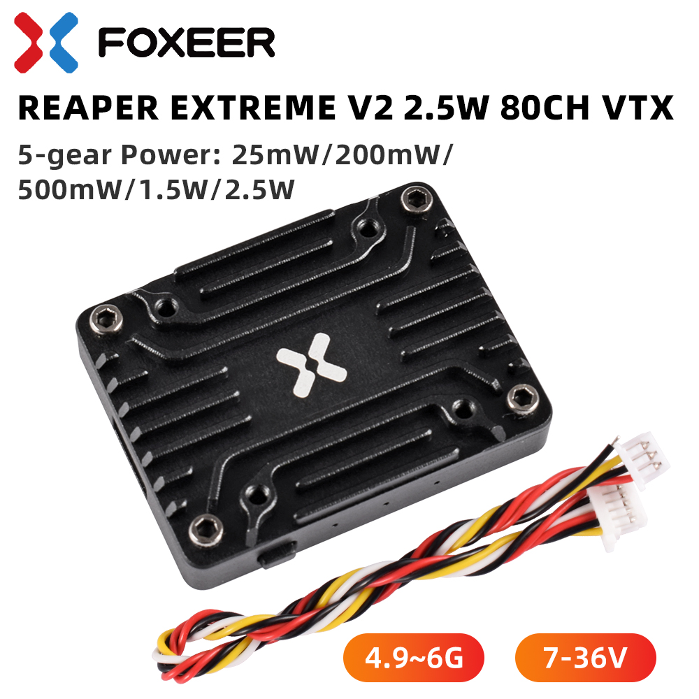 Foxeer 4.9-6G Reaper Extreme V – Foxeer Reaper Extreme 2.5W Vtx Bewertung und Preis