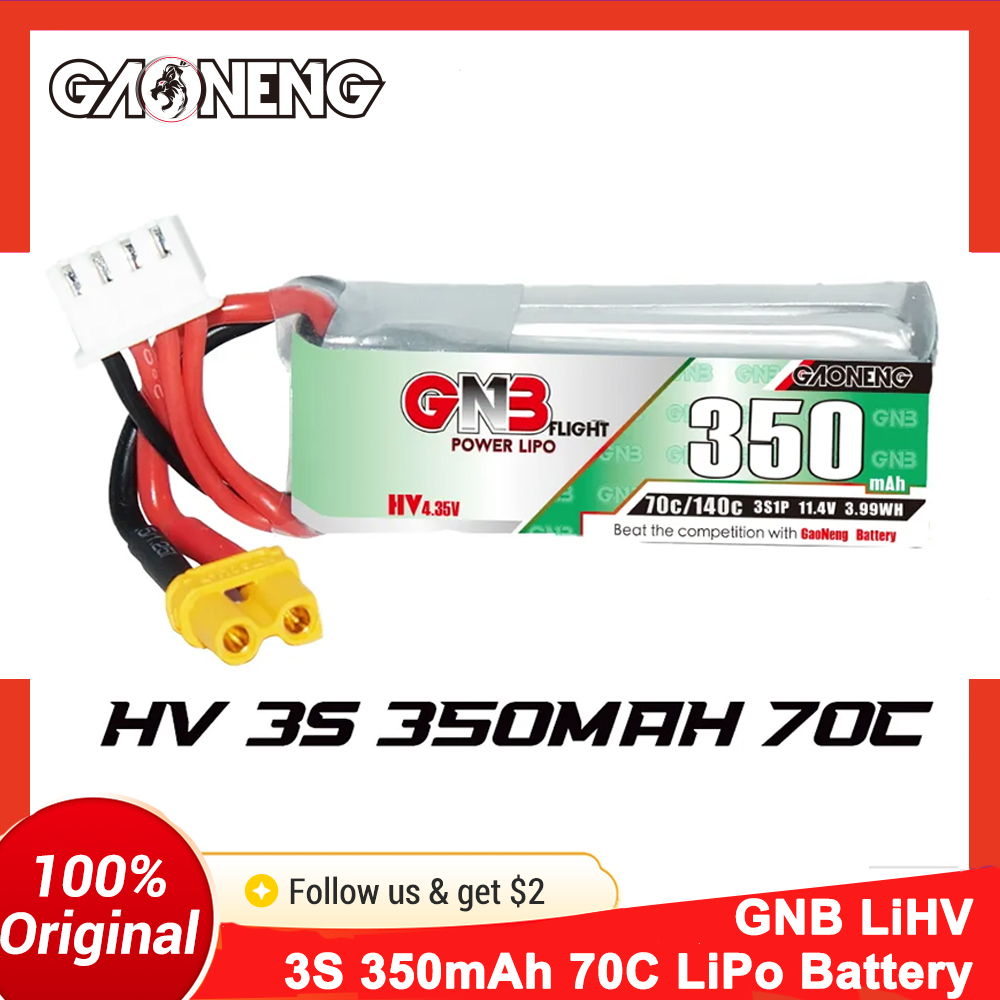 Gaoneng GNB 350mAh 3S 70C LiPo – Walksnail Avatar Hd Goggles X Bewertung und Preis