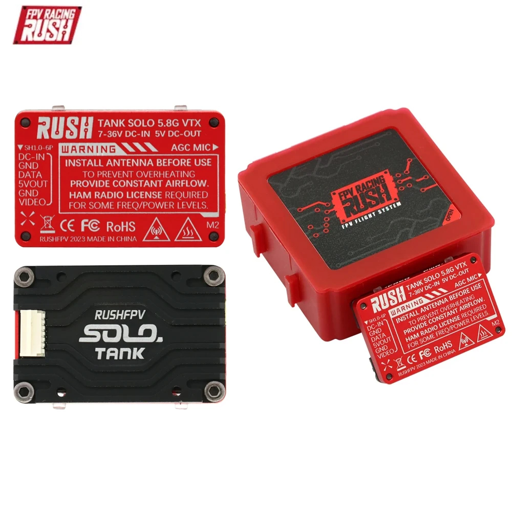 RushFPV Rush FPV Max Solo 2,5  – Rushfpv Rush Max Solo 5.8G 2.5W Vtx Bewertung und Preis