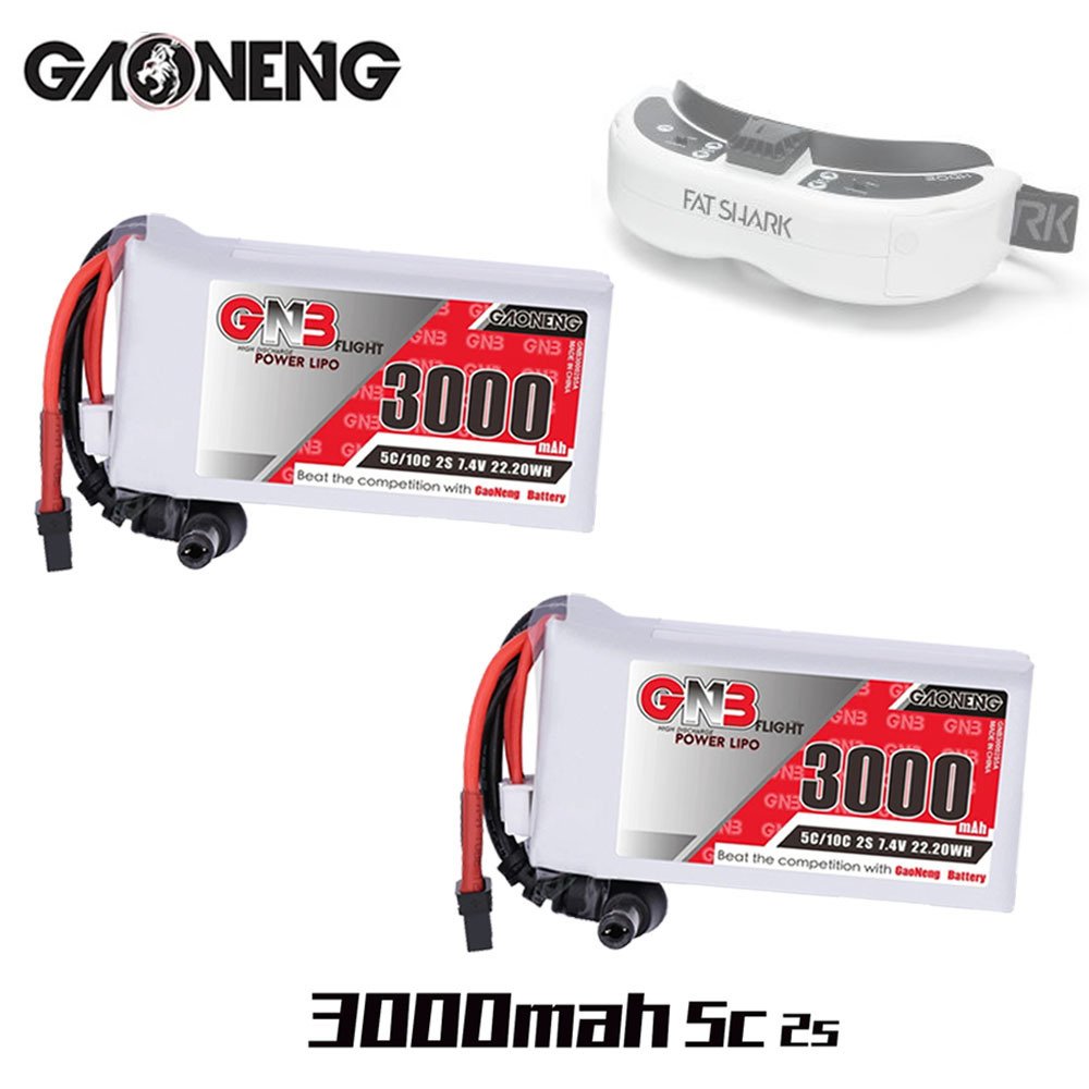 Gnb 2s 7,4 v 3000mah 5c/10c Li – Skyzone Sky04X Pro Oled Fpv Goggles Bewertung und Preis